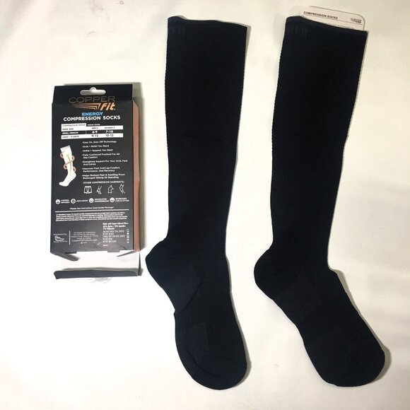 🛑COPPER FIT Unisex ➕🆒 COMPRESSION SOCKS Easy Off High Knee Energy 💸BUY NOW‼️ - Picture 13 of 16